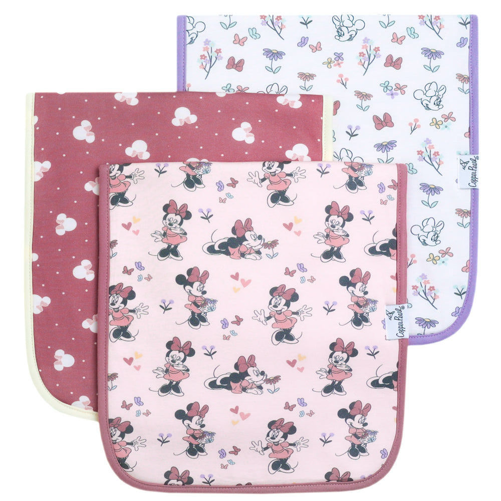 Copper Pearl - Minnie Mouse Burp Cloth Set