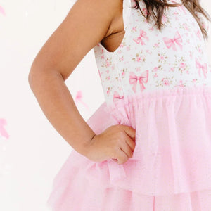 Sweet Wink - Ditsy Floral Short Sleeve Tutu Dress