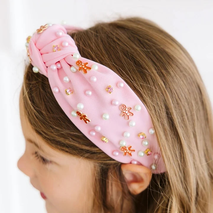 Gingerbread Christmas Gemstone Headband
