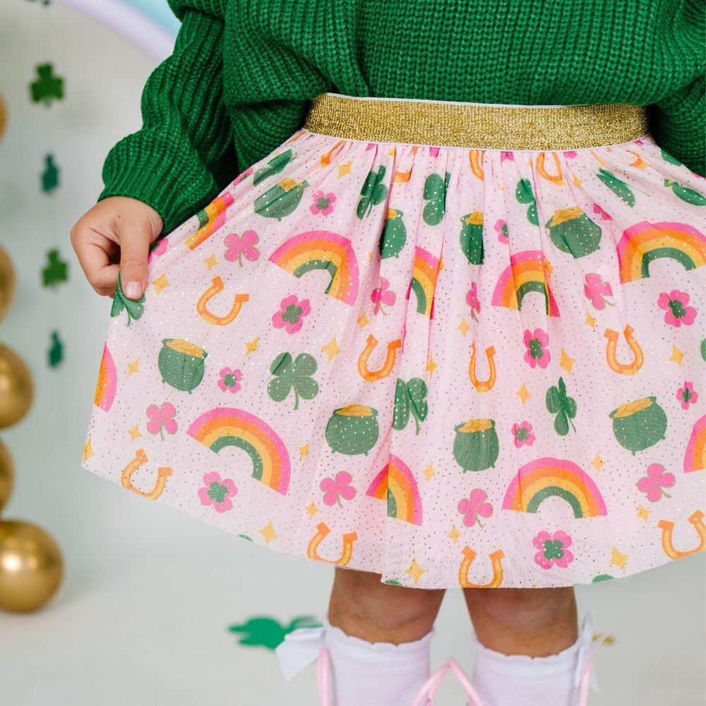 
            
                Load image into Gallery viewer, Sweet Wink - Lucky Doodle St. Patrick&amp;#39;s Day Tutu
            
        
