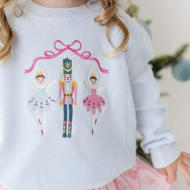 Nutcracker Embroidered Christmas Sweater