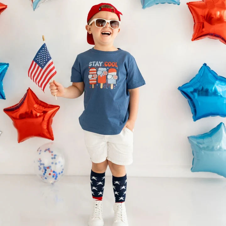 
            
                Load image into Gallery viewer, Sweet Wink - Stay Cool Short Sleeve T-shirt - Indigo
            
        