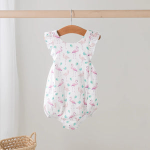 Nola Tawk - Pink Paradise Organic Muslin Sunsuit