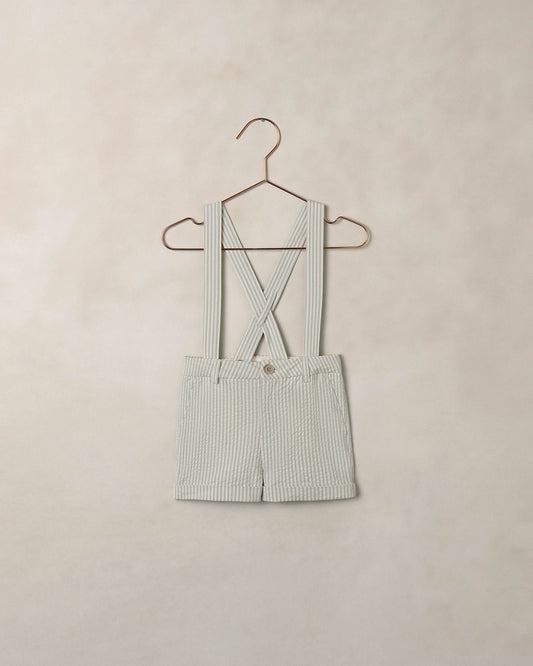 Sky Stripe Suspender Short