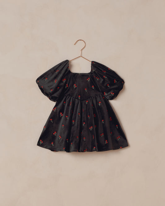 Velvet Floral Nina Dress