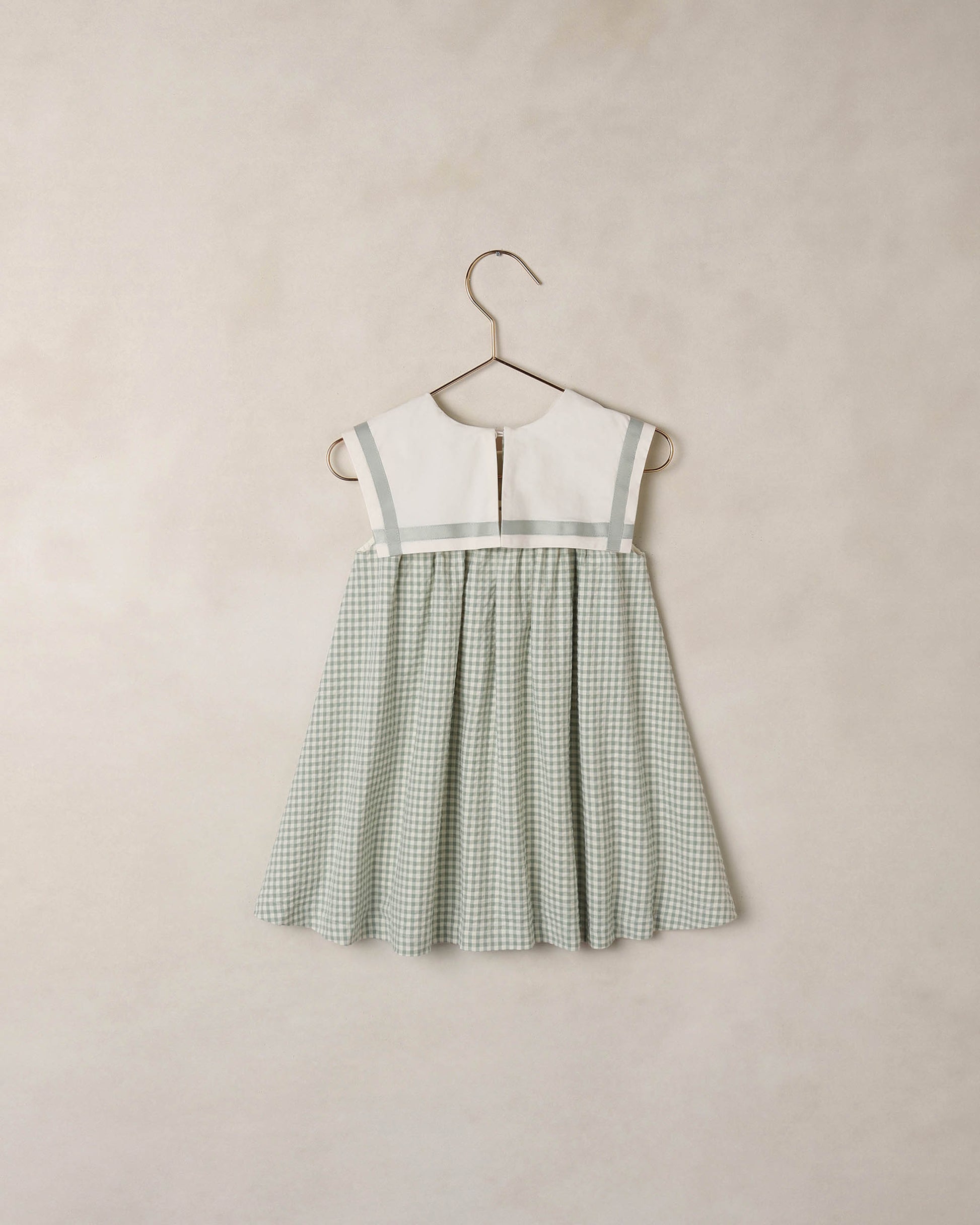 Eucalyptus Check Daisy Dress by Noralee featuring a floral pattern, lightweight fabric, and a casual, feminine design.