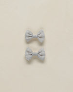 Noralee - Powder Blue Little Bow Clips