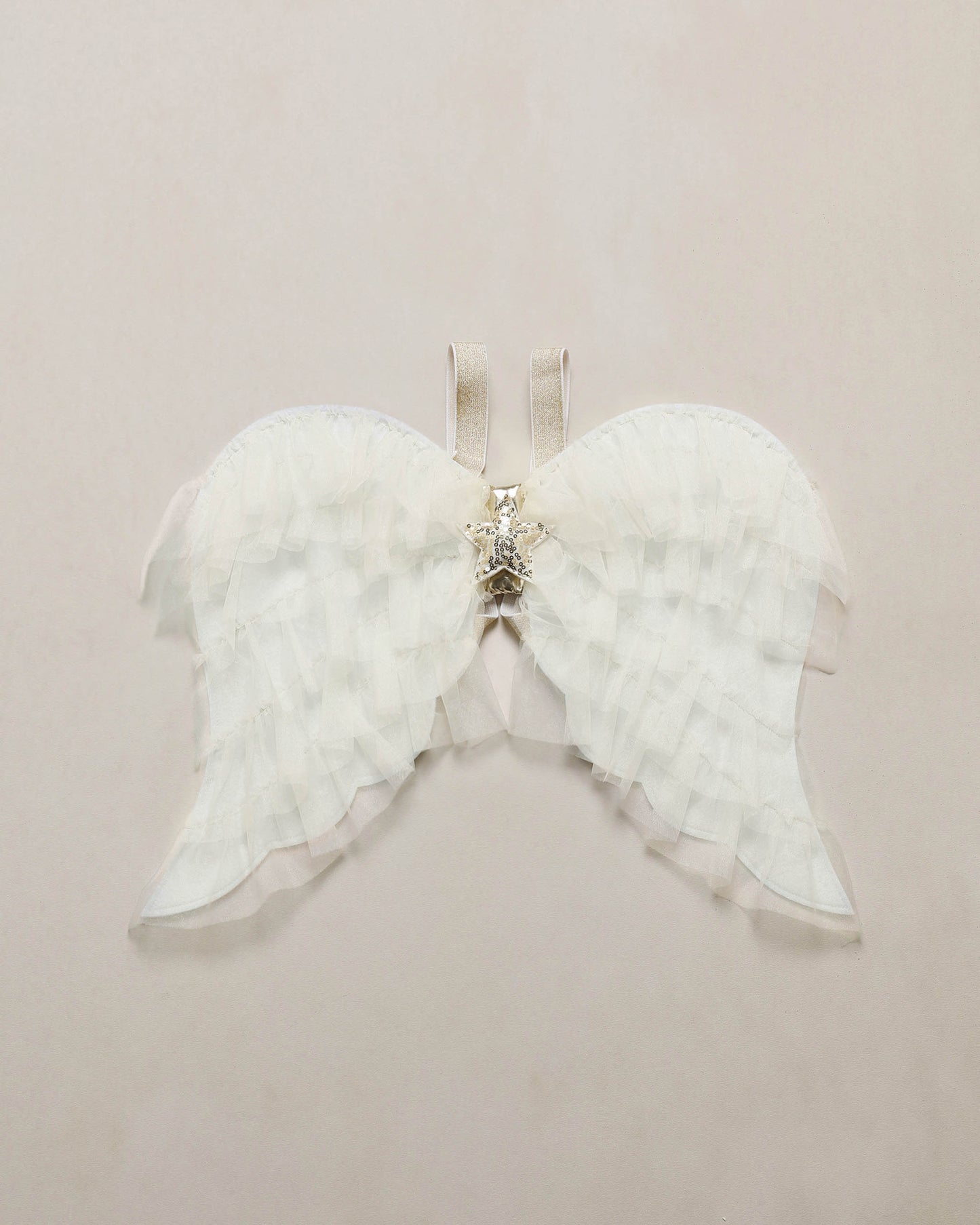 Ivory Shimmer Angel Wings