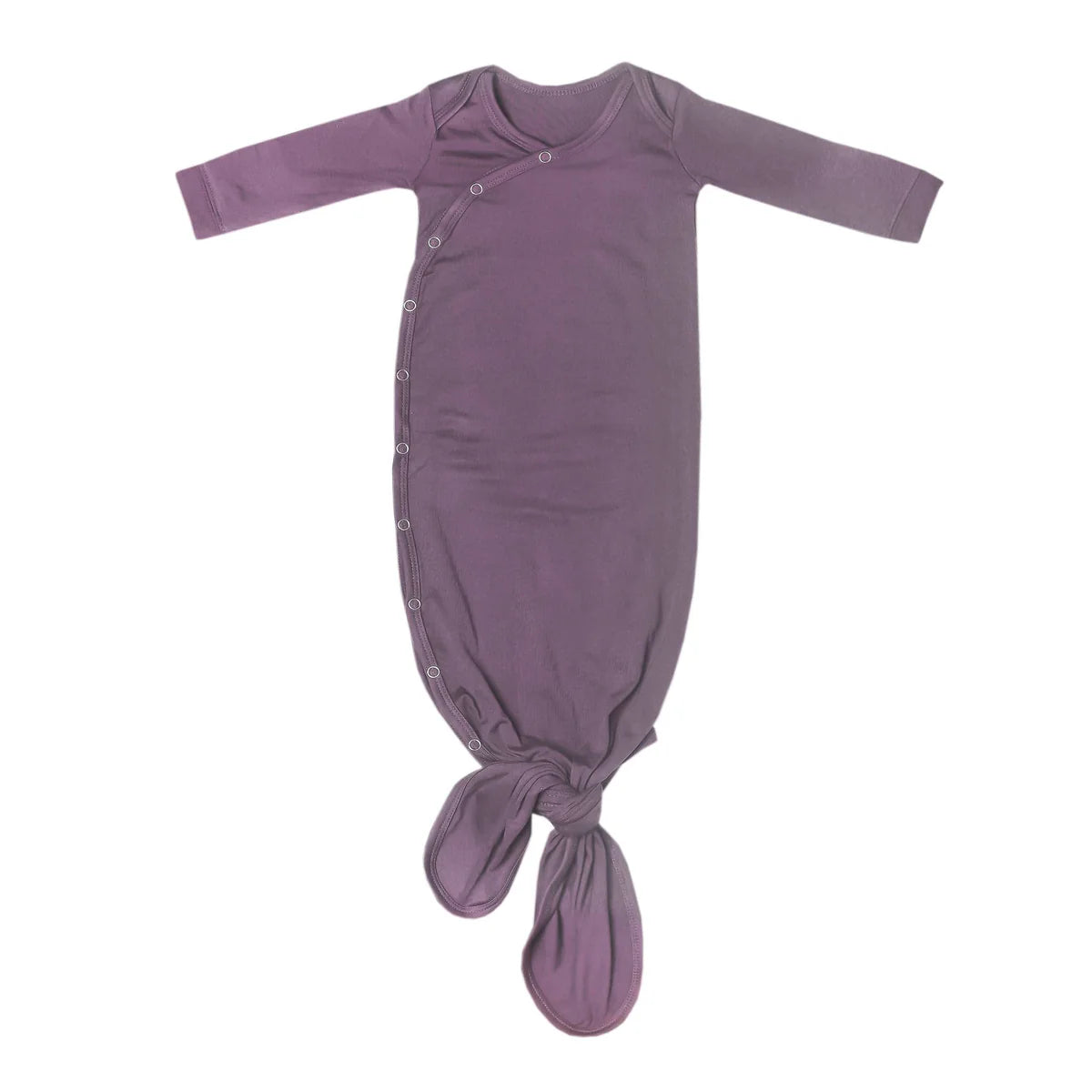 Copper Pearl - Plum Newborn Knotted Gown