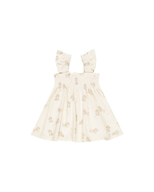 Quincy Mae - Puppies Smocked Jersey Dress