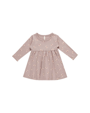 Quincy Mae - Butterflies Long sleeve Baby Dress