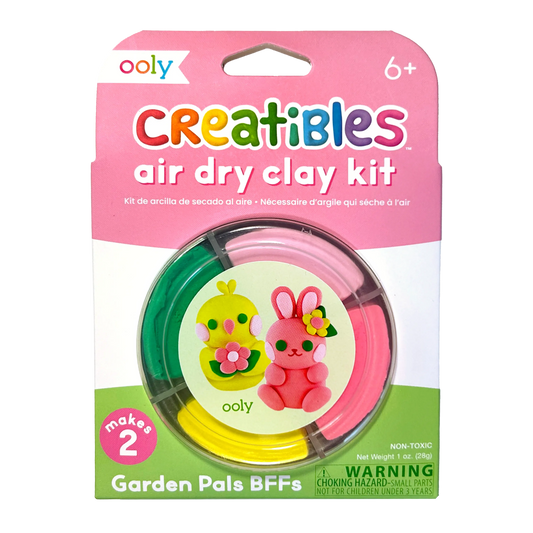 Creatibles Mini Air Dry Clay Kit - Garden Pals BFFs