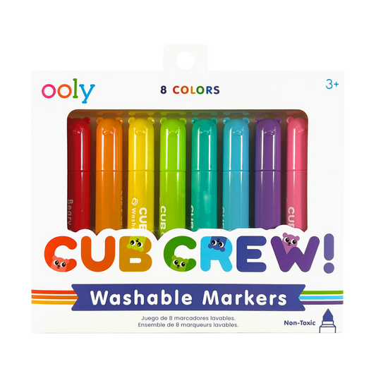 Cub Crew Washable Markers - Set of 8