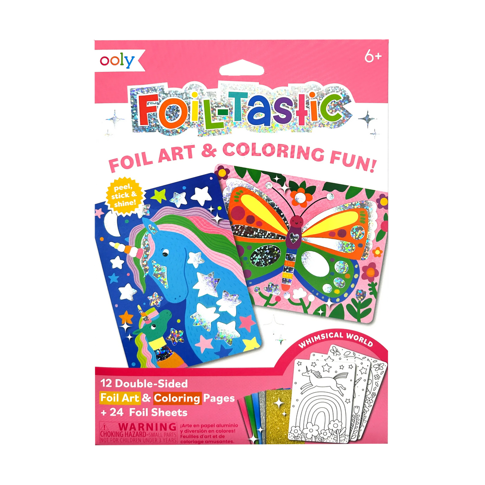 ooly - Foil-tastic Foil Art & Coloring Fun Whimsical World