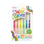 Ooly - Jelly Gloss Neon Multi-Surface Deco Gel Pens - Set of 6