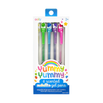 ooly - Yummy Yummy Scented Gel Pens - Metallic - Set of 6