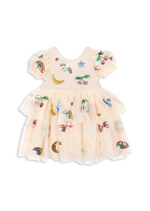 Konges Slojd - Rainbow Twinkle Yvonne Puff Dress