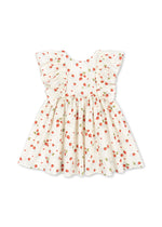 Konges Slojd - Evia Bow Dress Gots Strawberries