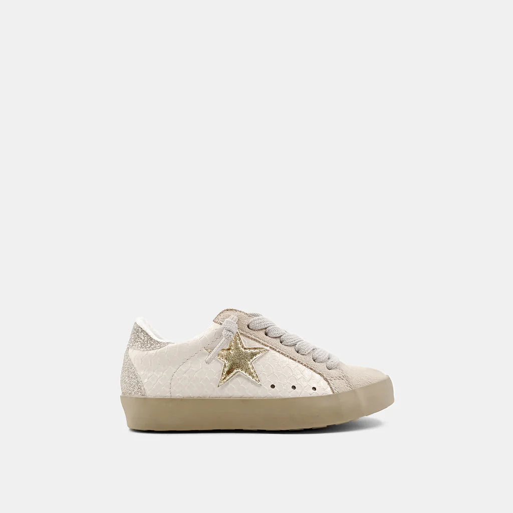 Shu Shop - Paula Bone Snake Toddlers Sneakers