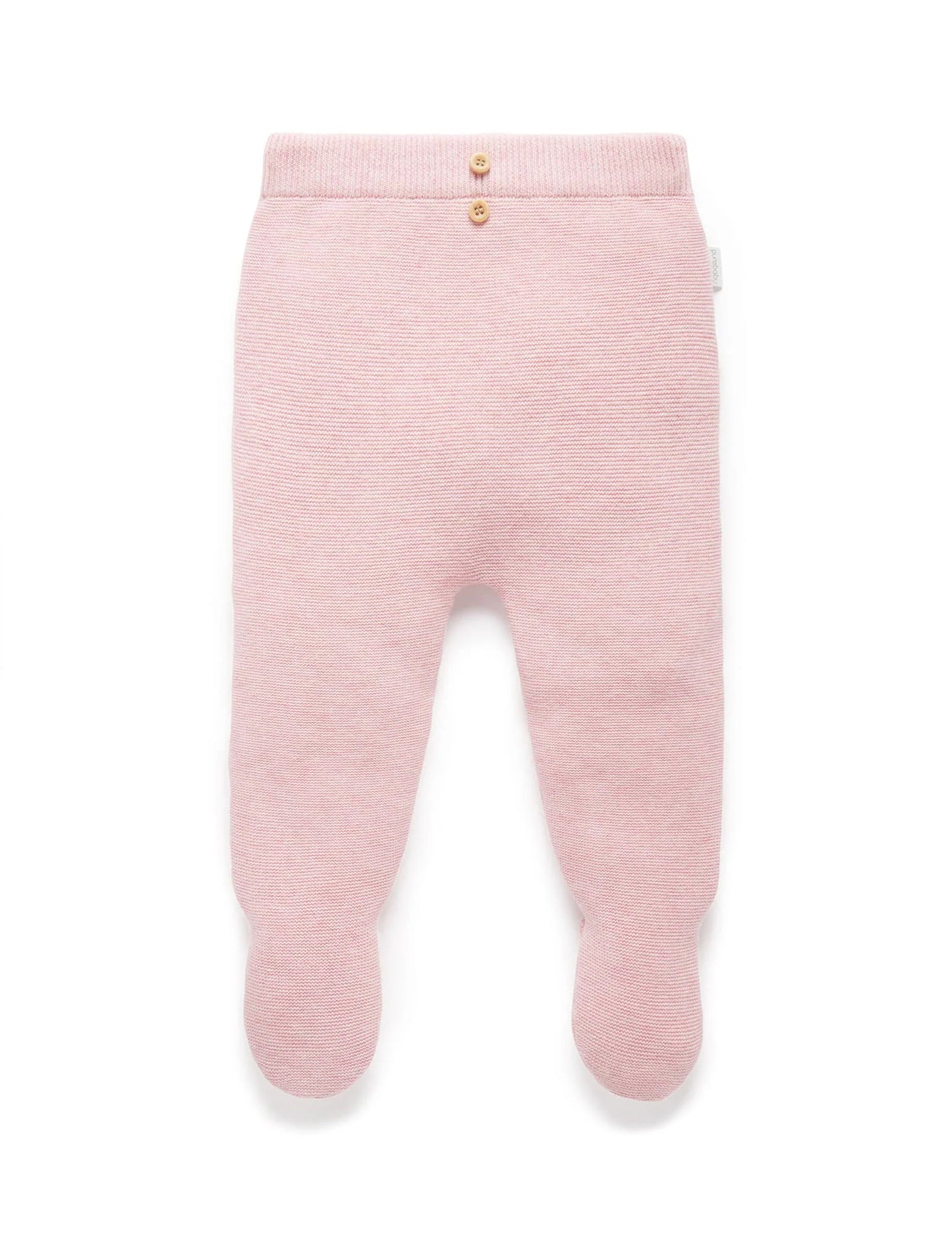 Purebaby - Pink Textured Cardigan and Legging Set