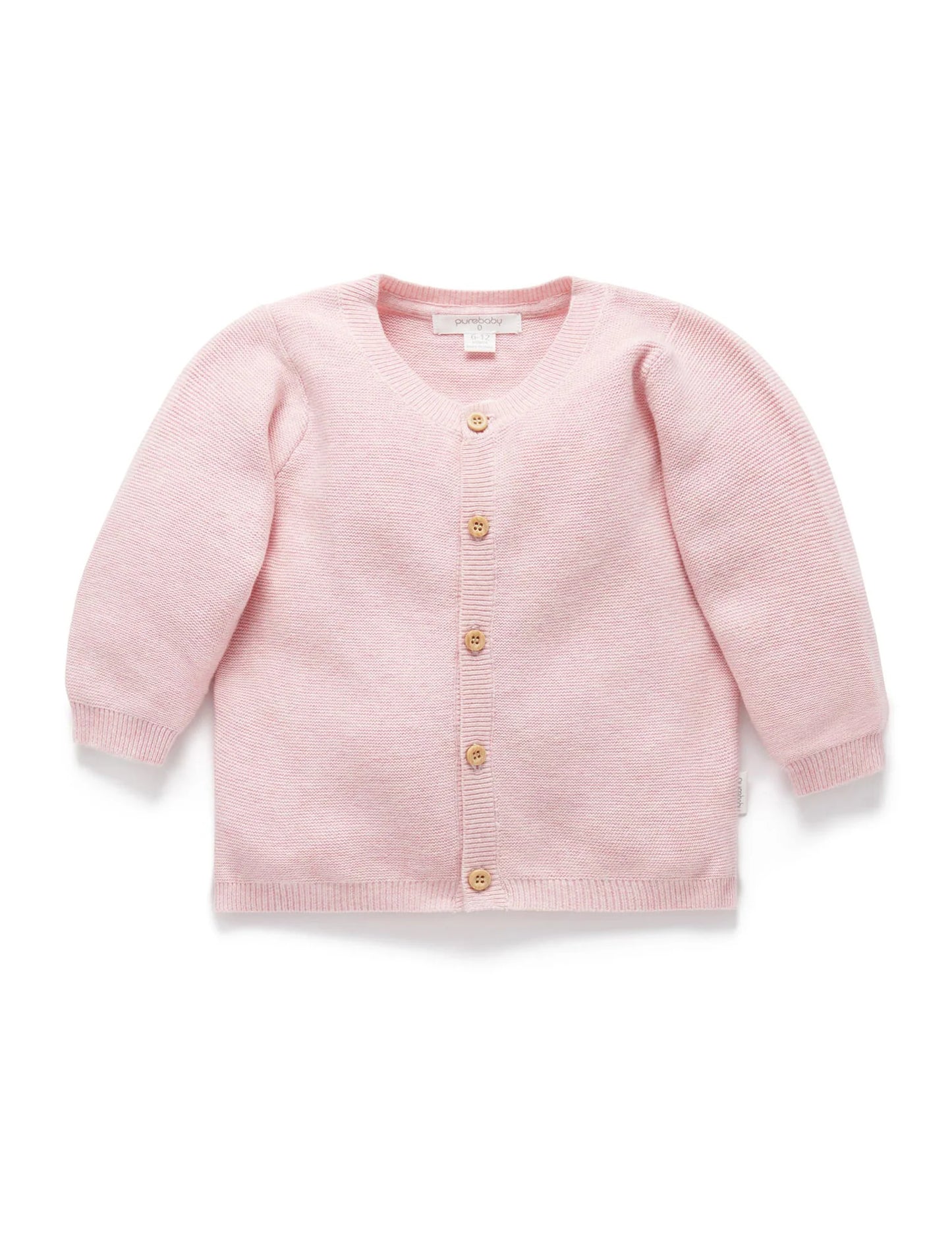 Purebaby - Pink Textured Cardigan and Legging Set