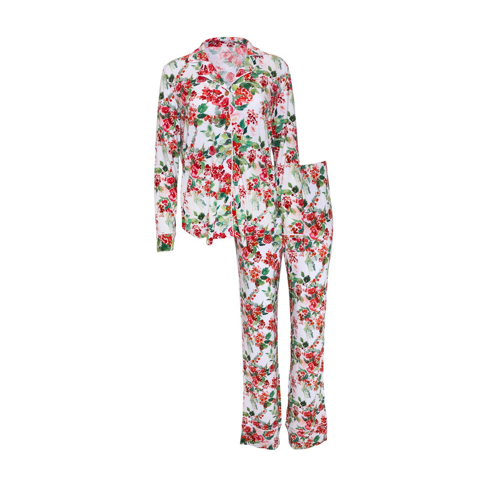 Posh Peanut - Beatrix - Women's Long Sleeve & Relaxed Long Pajama Pants