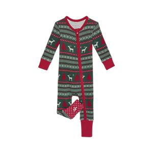 Posh Peanut - Holiday Fair Isle - Convertible One Piece