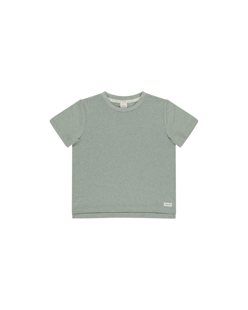 Rylee & Cru - Heathered Eucalyptus Cove Essential Tee