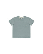 Rylee & Cru - Heather Ocean Cove Essential Pocket Tee