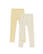 Rylee & Cru - Ribbed Legging Set || Lemons, Yellow