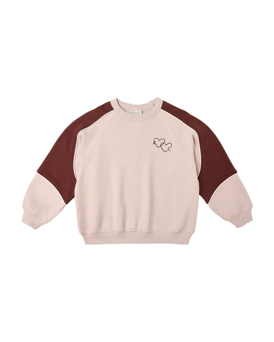 Rylee & Cru - Blush Paneled Sweatshirt