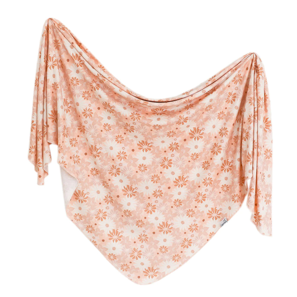 Copper Pearl - Penny Knit Swaddle Blanket