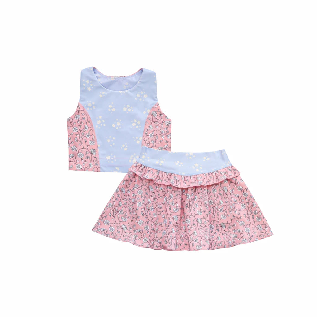 Floral Ace Skort Set