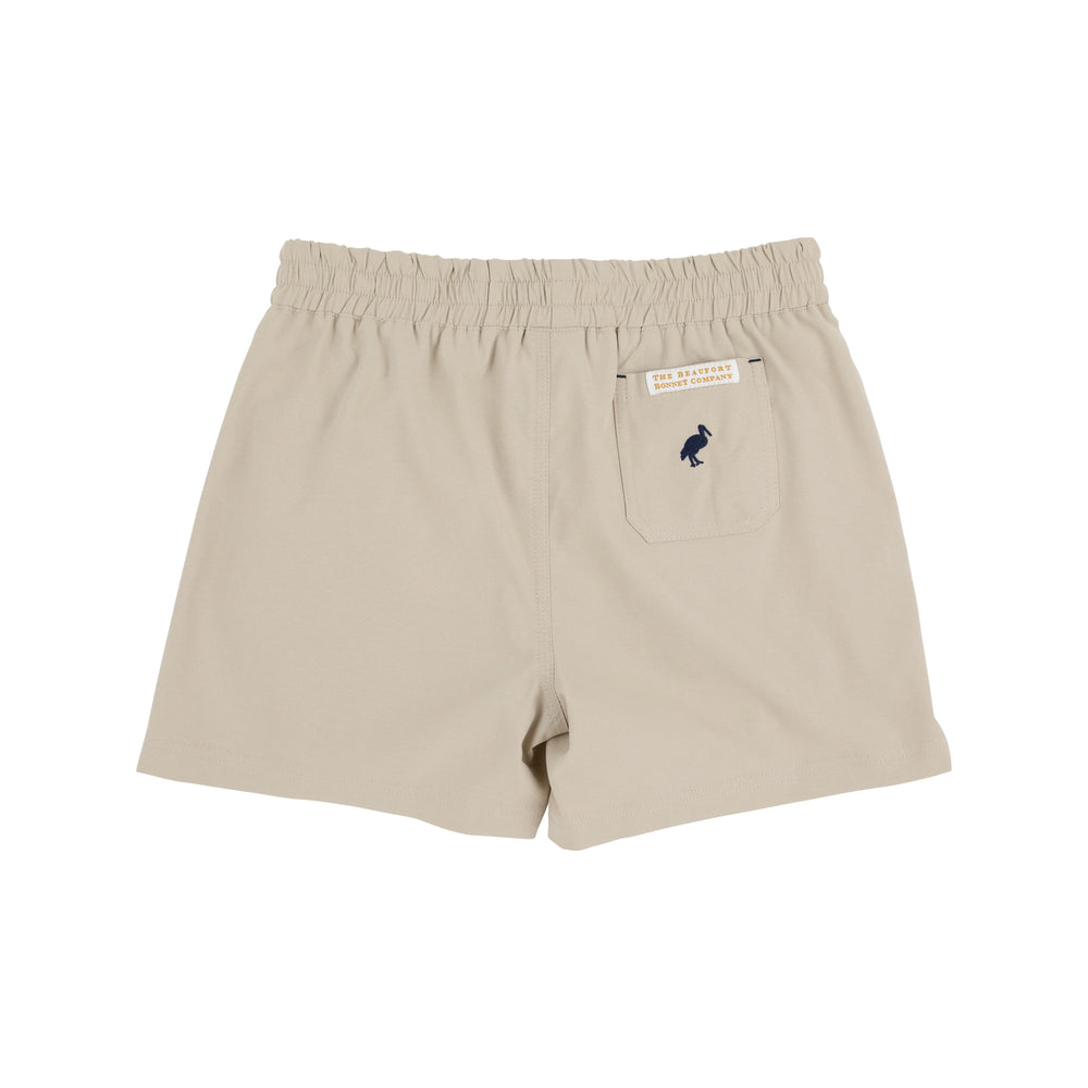 The Beaufort Bonnet Company - PrepleticTM Sheffield Shorts - Keeneland Khaki/Nantuc ket Navy