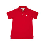 The Beaufort Bonnet Company - Richmond Red Prim and Proper Polo SS