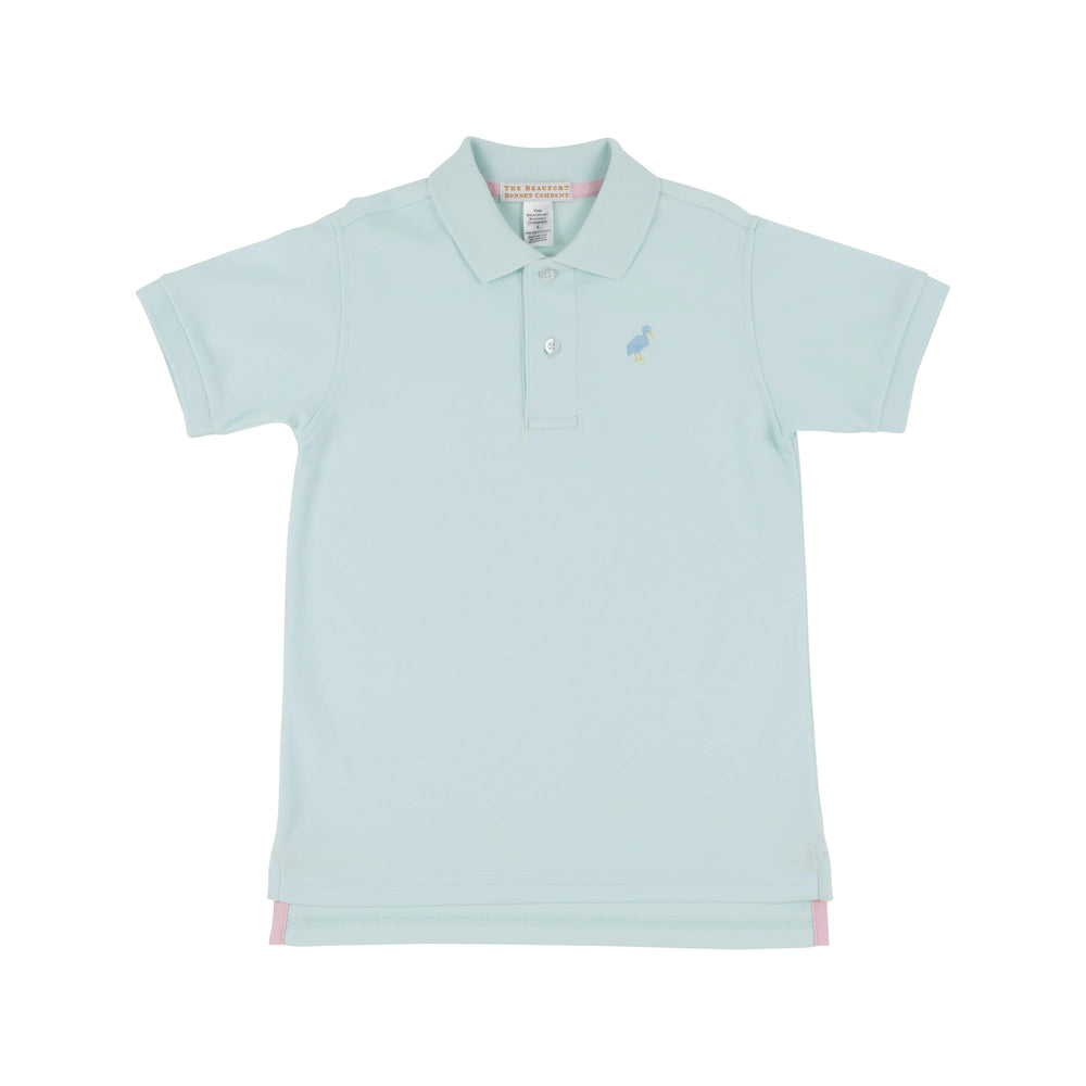 The Beaufort Bonnet Company - Sea Island Seafoam Prim & Proper Polo
