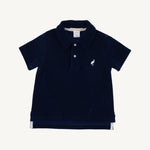The Beaufort Bonnet Company - Prim and Proper Polo-Terrycloth Nantucket Navy