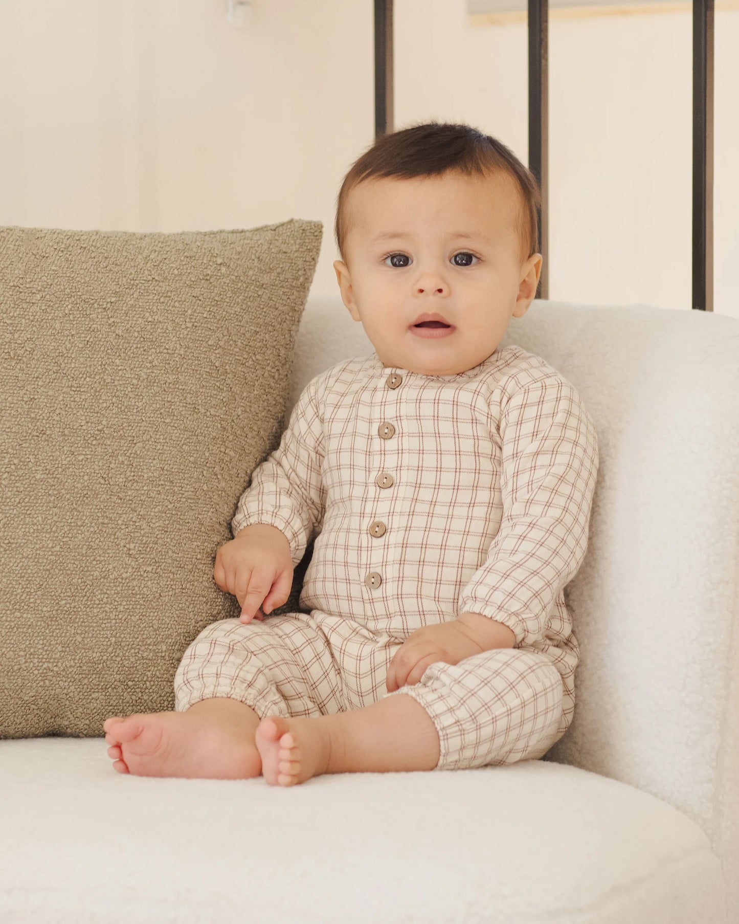 Cedar Check Woven Jumpsuit