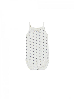 Quincy Mae - Ivory Floral Pointelle Tank Bodysuit