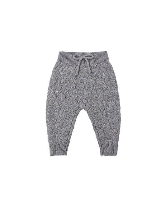 Heathered Slate Knit Pant