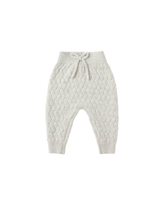 Heathered Blue Knit Pants
