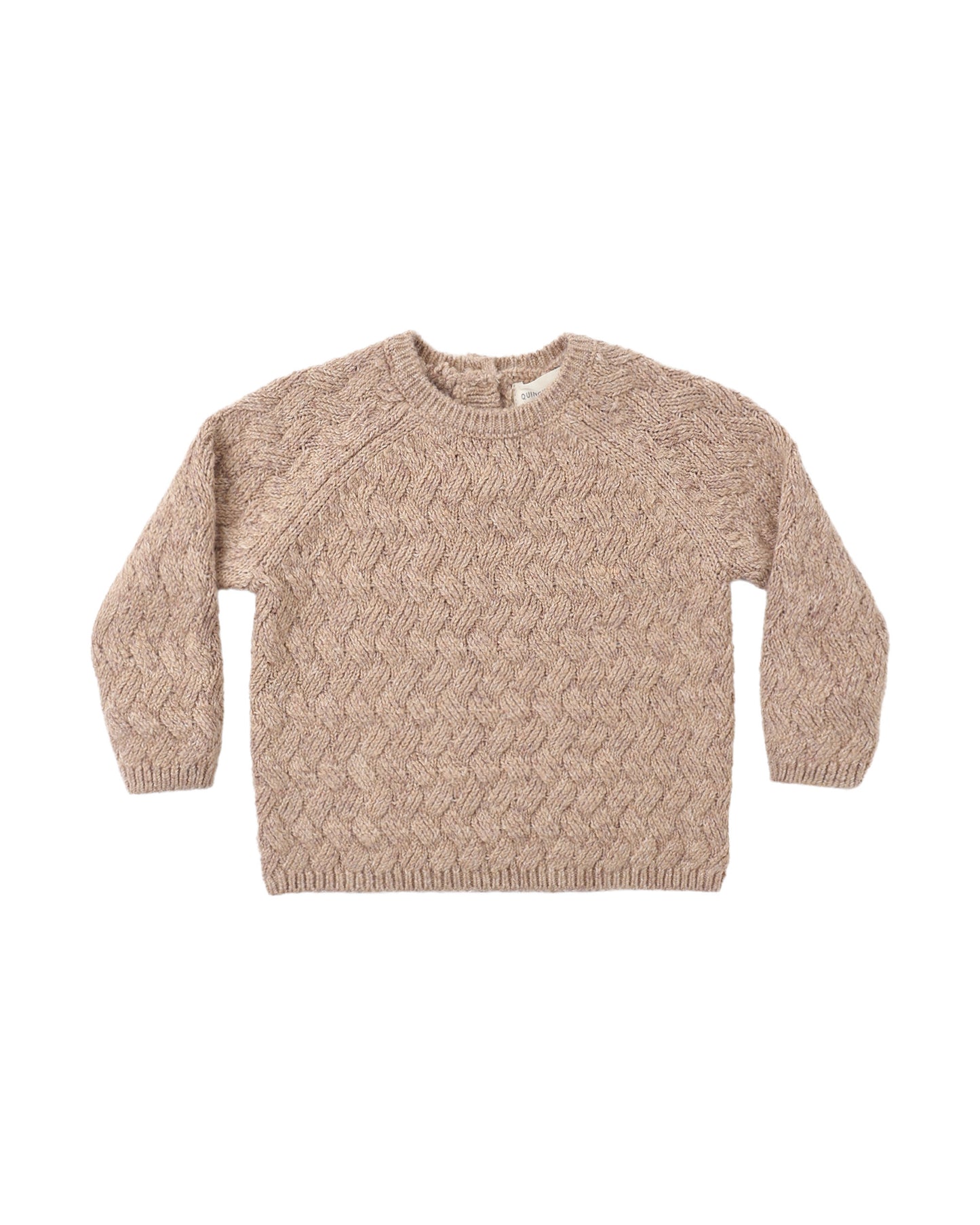 Heathered Almond Knit Sweater