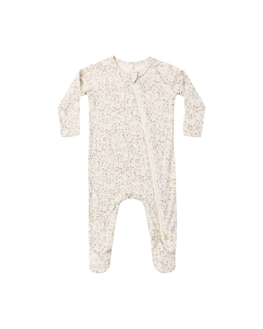 Bloom Bamboo Zip Footie