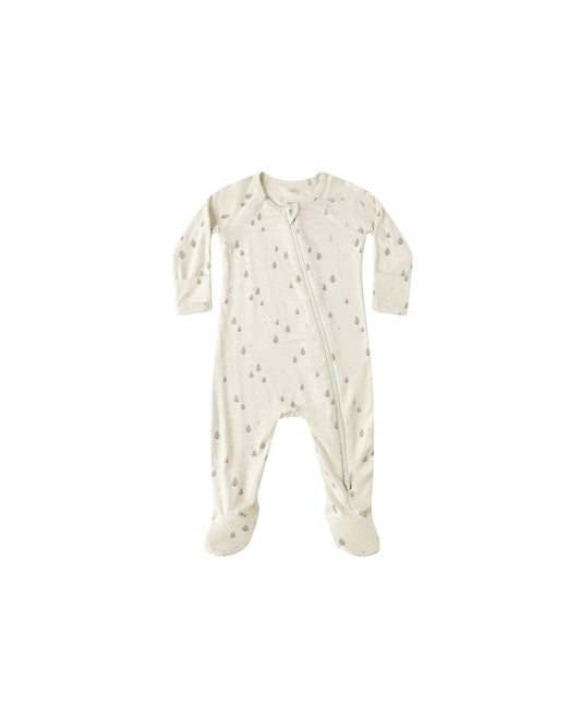 Trees Bamboo Zip Footie