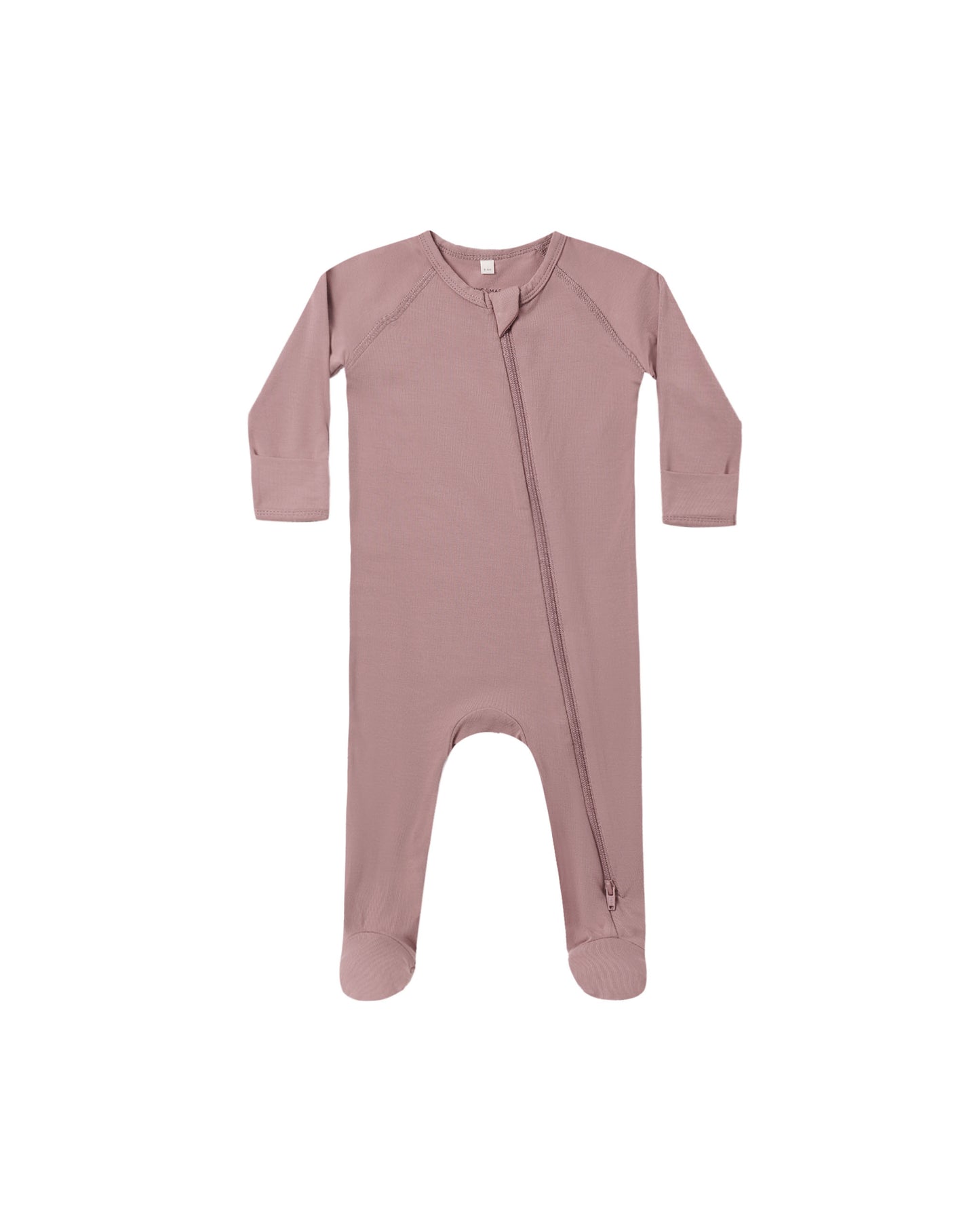 Mulberry Bamboo Zip Footie