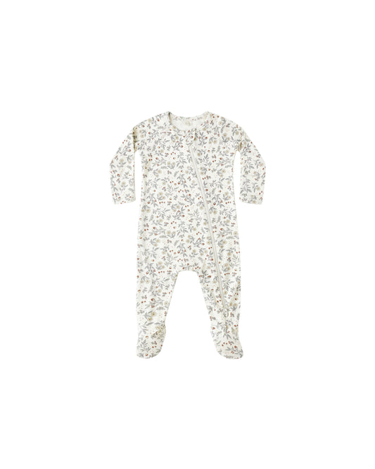 Woodland Bamboo Zip Footie