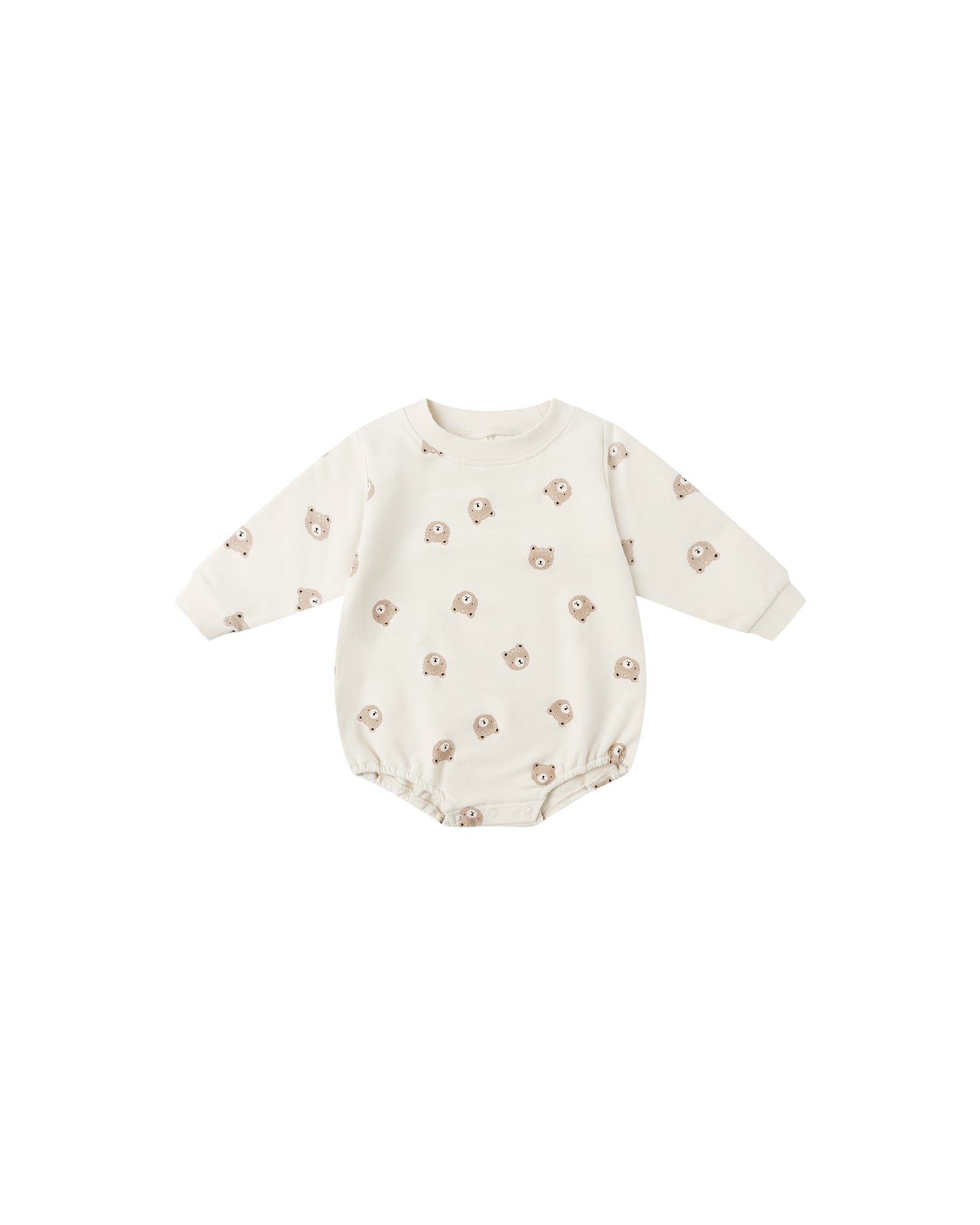 Brown Bear Crewneck Bubble Romper