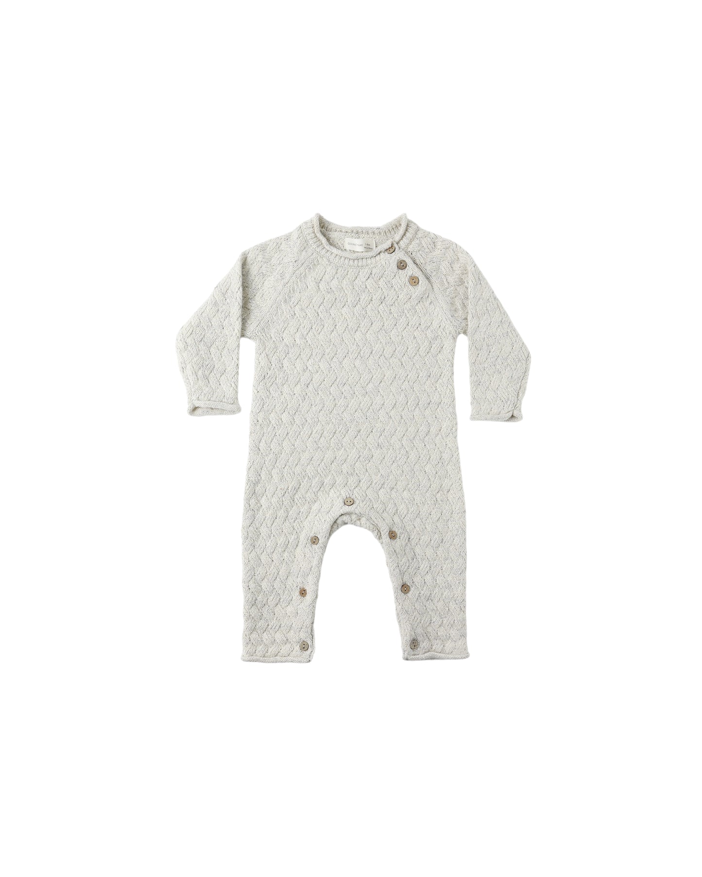Blue Cozy Heather Knit Jumpsuit