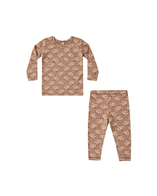 Fall Floral Bamboo Pajama Set