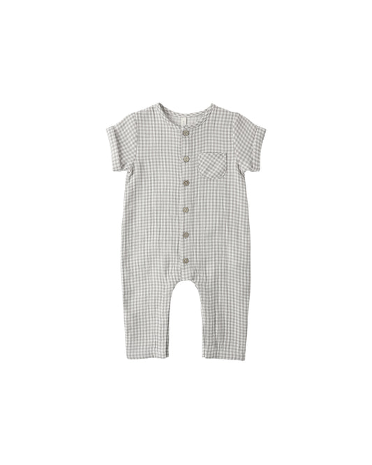 Sage Gingham Charlie Jumpsuit